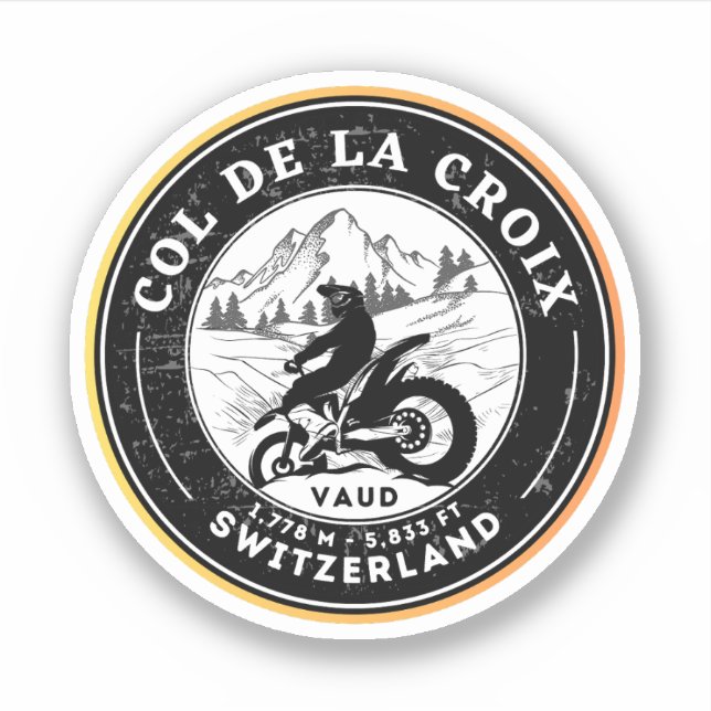 Col de la Croix swiss–alps motorcycle tour (Front)
