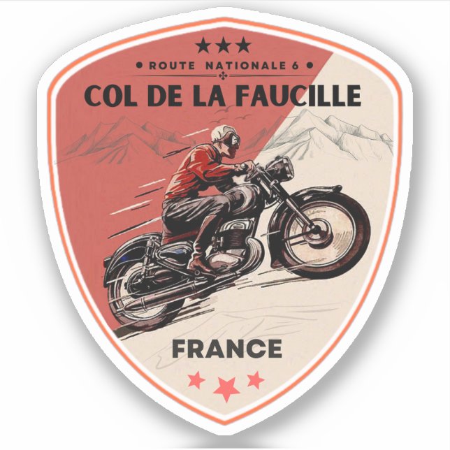 Col de la Faucille french Alpes motobike tour (Front)
