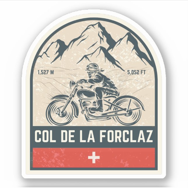  Col de la Forclaz swiss–alps motorcycle tour (Front)