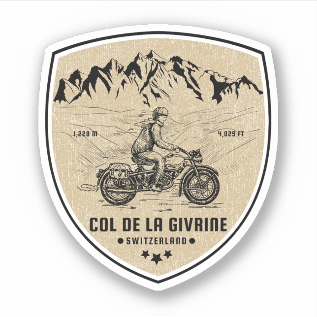 Col de la Givrine swiss–alps motorcycle tour (Front)