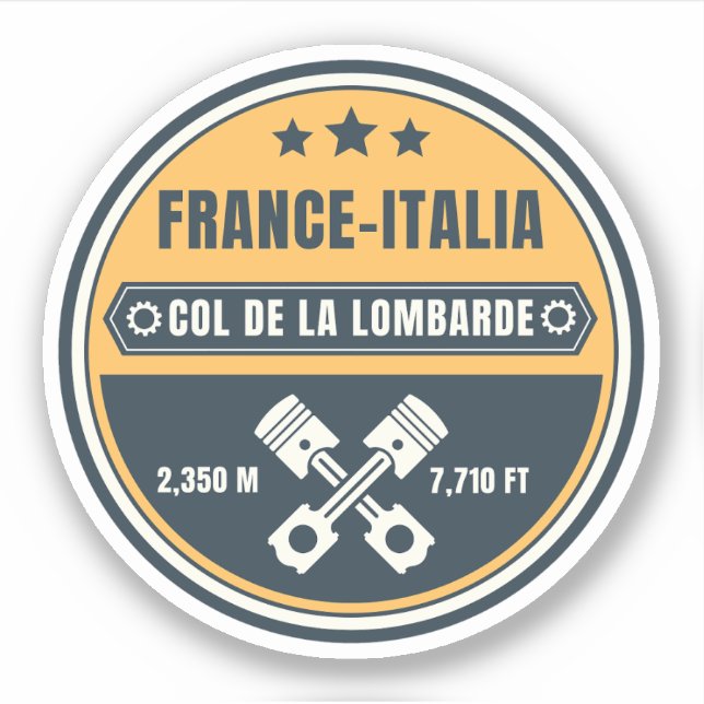 Col de la Lombarde french Alpes motobike tour (Front)