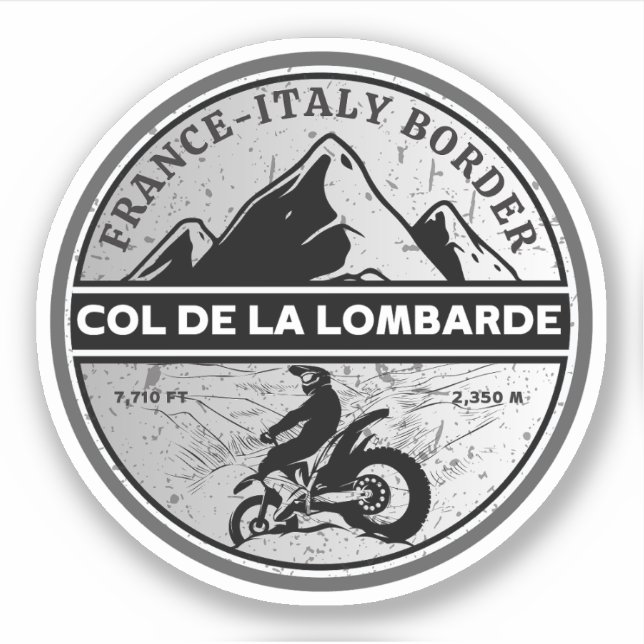 Col de la Lombarde french Alpes motobike tour (Front)
