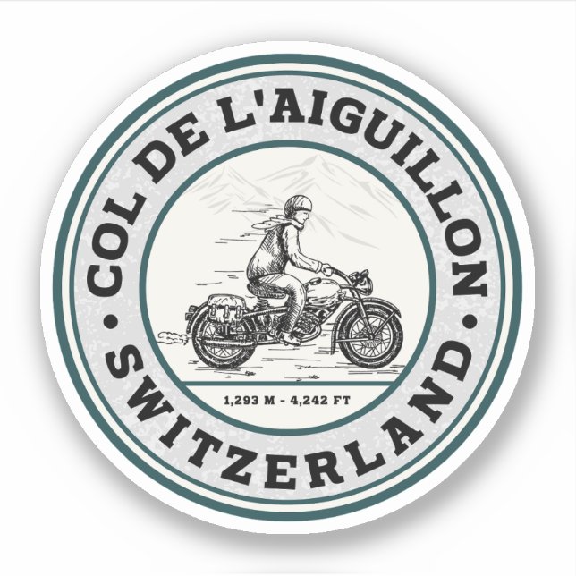  Col de l'Aiguillon swiss–alps motorcycle tour (Front)