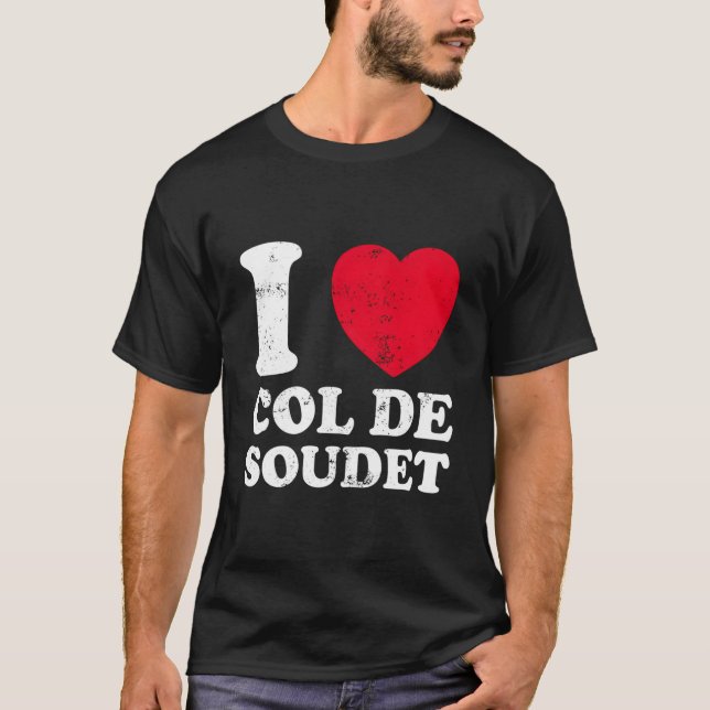 Col De Soudet Cycling Bike T-Shirt (Front)
