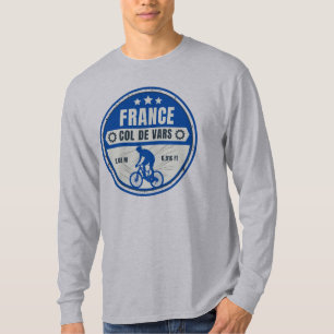 Col de Vars french Alpes bicycle tour T-Shirt