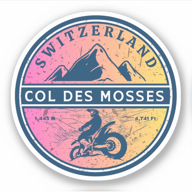 Col des Mosses swiss–alps motorcycle tour (Front)