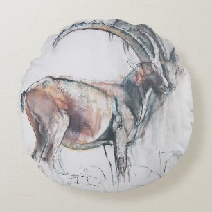 Col di Vermianaz Round Pillow
