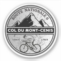 Col du Mont Cenis french massif Alpine bicycle