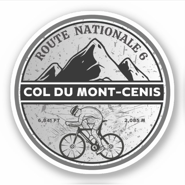 Col du Mont Cenis french massif Alpine bicycle  (Front)