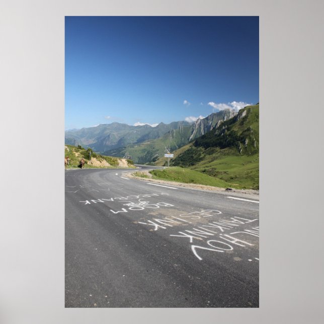 Col du Soulor after the tour. Poster (Front)