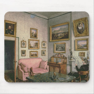 Col. Norcliffe's study at Langton Hall, c.1837 Mouse Pad