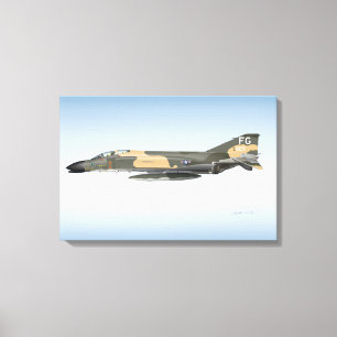 Col. Robin Olds F-4 Phantom Canvas Print