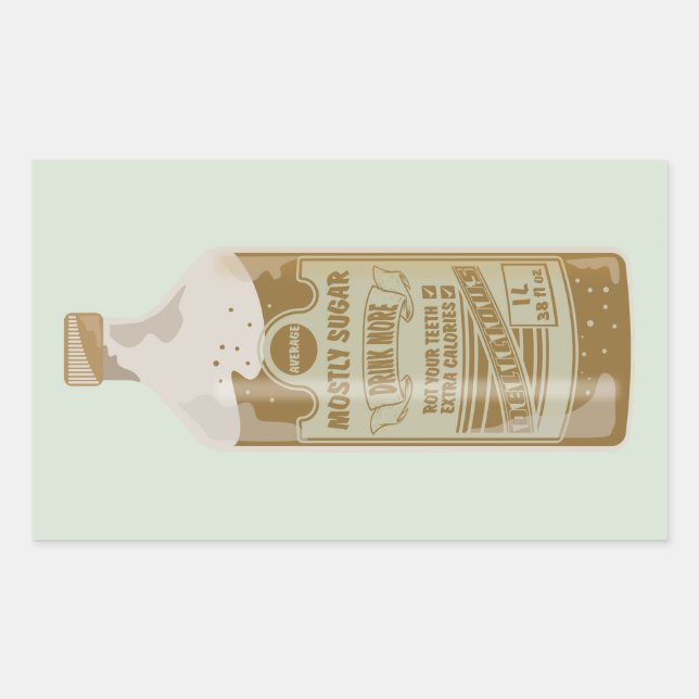 Cola Drink Sugar Sticker (Front)