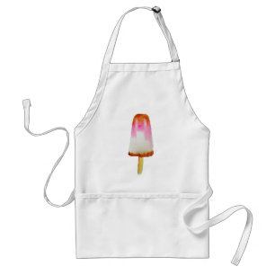 Cola popsicle cute Summertime watercolor art Standard Apron