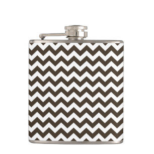 Cola Safari Chevron Hip Flask