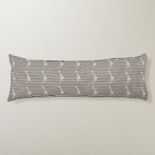 Cola Safari Chevron with Pop Art Giraffe Body Pillow