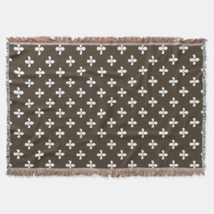 Cola Southern Cottage Fleur de Lys Throw Blanket
