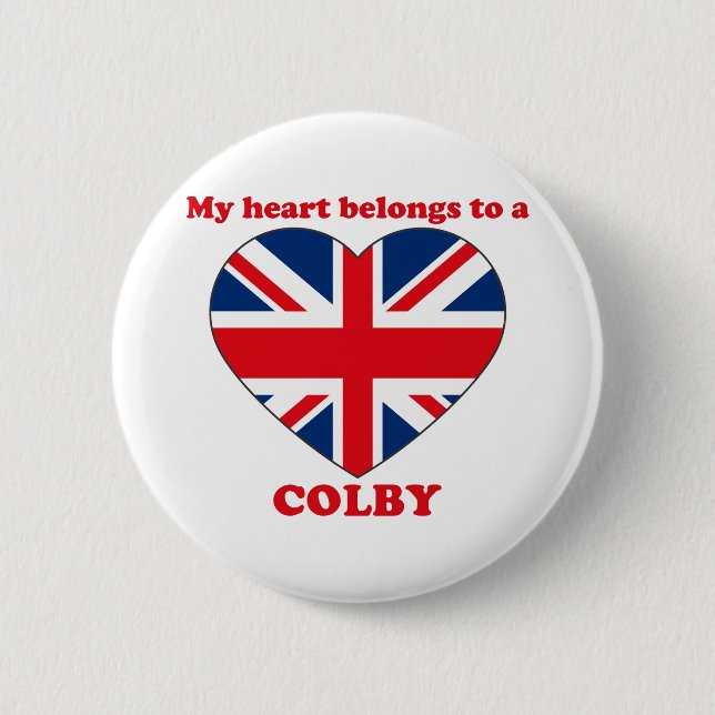 Colby 2 Inch Round Button (Front)