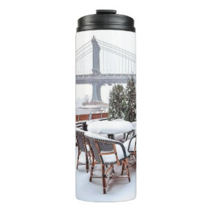 Cold air, cozy views, and NYC snow days ☕️ Thermal Tumbler