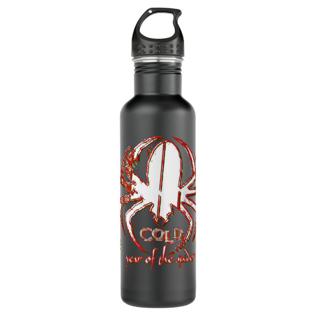 Cold Band Year Of The Spider Distressed Artwork Cl 710 Ml Water Bottle (Front)