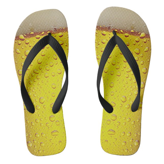 Cold Beer Flip Flops (Footbed)