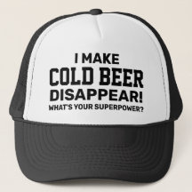 Cold Beer Trucker Hat (Customize It!)
