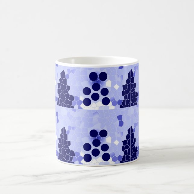 Cold blue winter season festive Christmas Coffee Mug (Center)