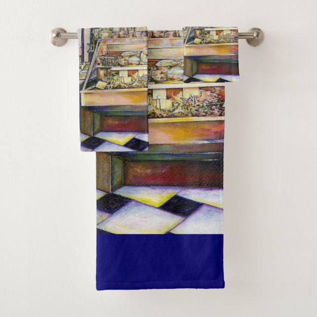 cold Brew in a Hot Deli Bath Towel Set (Insitu)