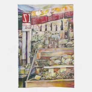 Cold Brew in a Hot Deli Kitchen Towel