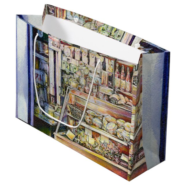 Cold Brew in a Hot Deli Large Gift Bag (Front Angled)