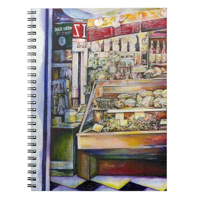 Cold Brew in a Hot Deli Notebook (Front)