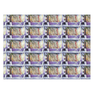 Cold Brew in a Hot Deli Tablecloth