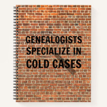 Cold Cases Hardcover Notebook