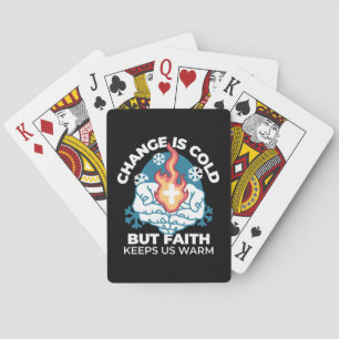 Cold Change, Faith's Fire - Motivational Christian Playing Cards
