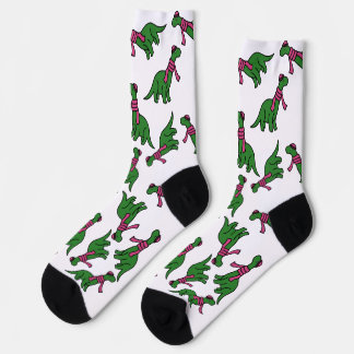 Cold dinosaur socks