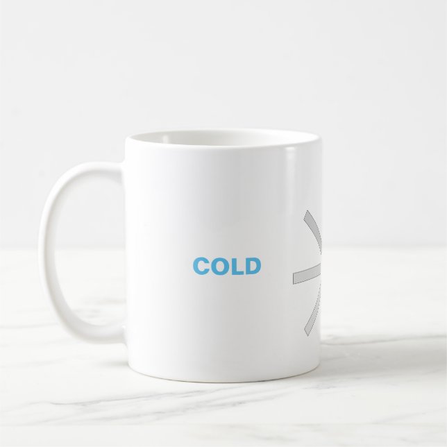 "COLD HOT" Mug  (Left)