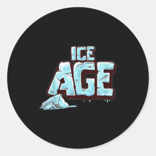 Cold Ice Age Season Costume For Kids And Adults  Classic Round Sticker