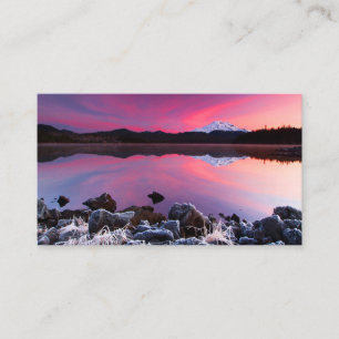Cold Lake Sunset Business Card