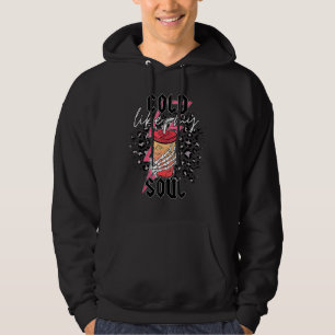 Cold Like My Soul Skeleton Hand Coffee Halloween Hoodie