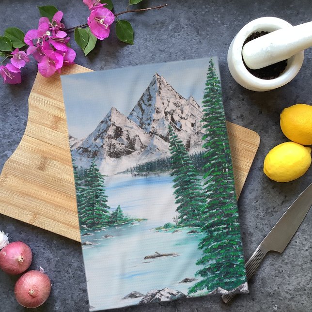 Cold Mountain  Kitchen Towel (Creator Uploaded)
