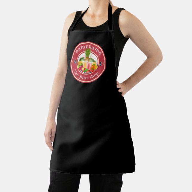 Cold Pressed Juice Smoothies fruit  shop staff nam Apron (Insitu)