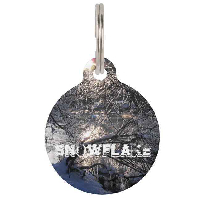 Cold River Hafren Pet Tag (Front)