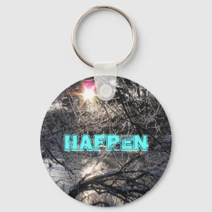 Cold River Hafren, Snow & Sun Keychain