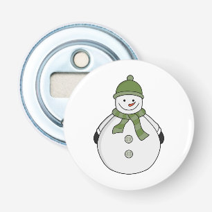 Cold snowman bottle opener