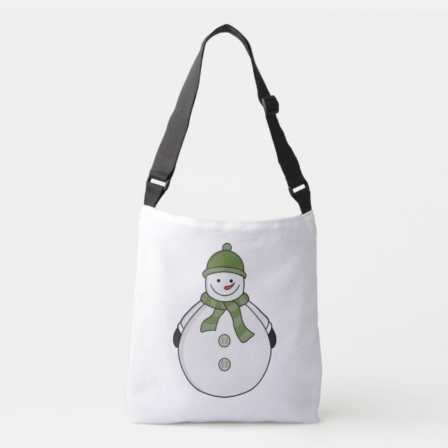 Cold snowman crossbody bag (Front)
