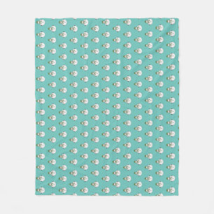 Cold snowman fleece blanket