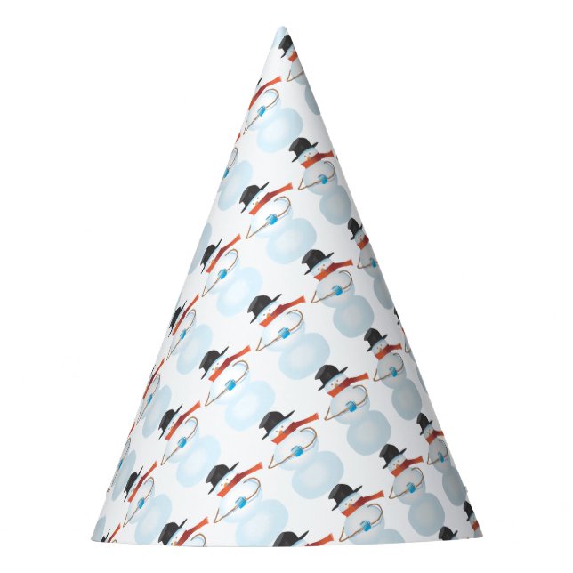 Cold Snowman Party Hat (Front)