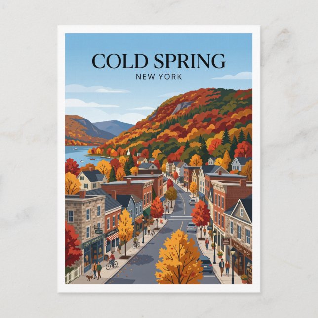Cold Spring New York Postcard (Front)
