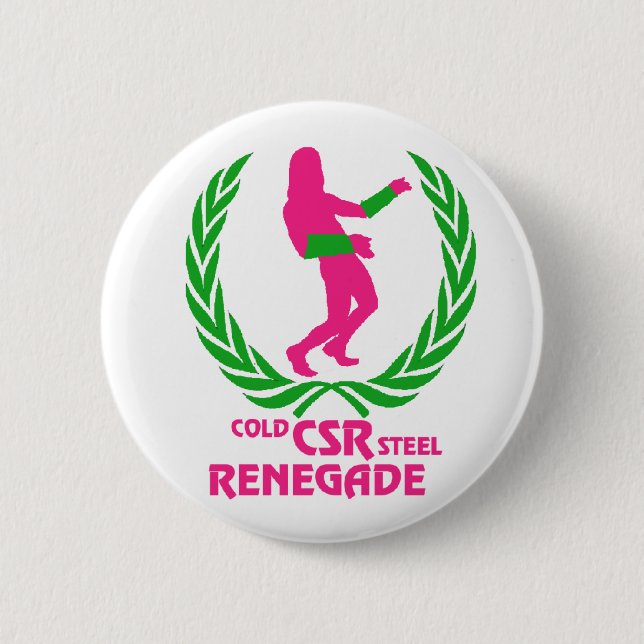 Cold Steel Renegade 2 Inch Round Button (Front)