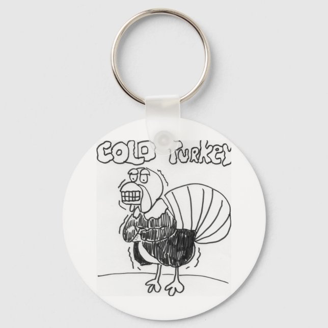 Cold Turkey Keychain (Front)